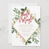 Jingle und Mingle Christmas Party Einladung (Vorderseite)