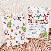 Jingle und Mingle Ugly Sweater Party Einladung
