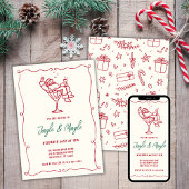 Jingle und Mingle Whimsical Weihnachts-Party Einladung