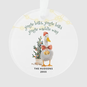 Jingle Waddle Way Lustige Ente Ornament