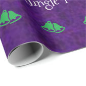 Jingle Your Bells Holiday Wrapping Paper Geschenkpapier (Rolleneckpunkt)