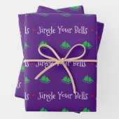 Jingle Your Bells Wrapping Paper Sheets Geschenkpapier Set (Beispiel)