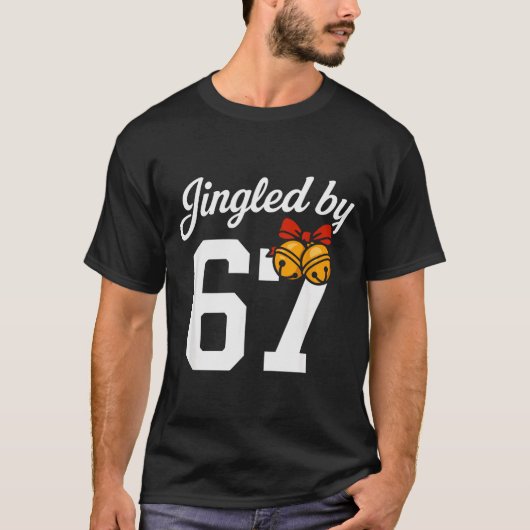 Jingled By 67 Meme, Funny Boys Christmas T-Shirt (Vorderseite)