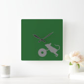 Jingles from Green Mile Quadratische Wanduhr (Zuhause)
