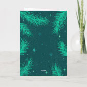 Jingliest Wings Weihnachtskarte Feiertagskarte (Rückseite)