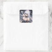 Jingliu HSR Quadratischer Aufkleber (Tasche)