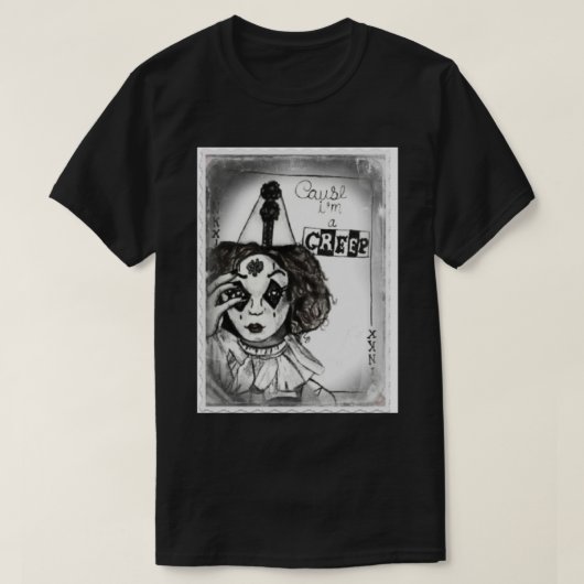 Jinkx Monsoon- _quot_Creep_quot_ Joker Card T-Shirt (Design vorne)