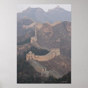 Jinshanling Abschnitt, große Wand der China Poster