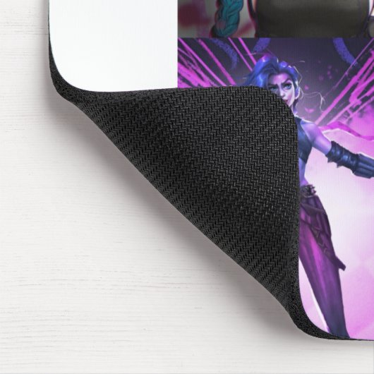 Jinx Arcane anime mousepad (Ecke)
