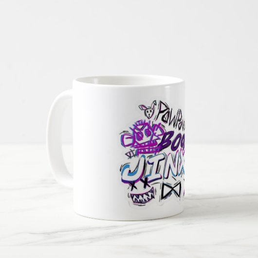 Jinx Artwork Coffee Tasse - Minimal & Bold (Vorderseite Links)