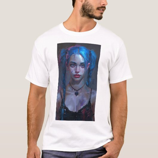 Jinx aus dem arkanexplosiven T - Shirt (Vorderseite)