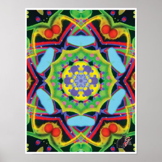 Jinx Kinetic Collage Kaleidoscope Poster (Vorne)