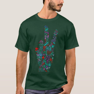 Jinx magische Graffiti Frieden T-Shirt