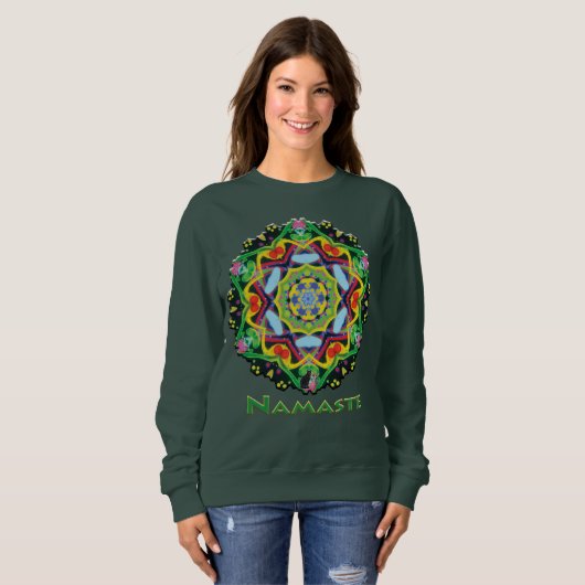 Jinx Namaste Kaleidoskop T - Shirt (Vorne ganz)