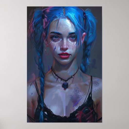 Jinx von Arcane Poster (Vorne)