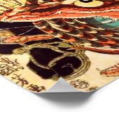 Jiraiya und Snake Kuniyoshi Japanisch Bildende Kun Poster (Ecke)