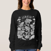 Jireh, Gott der Versorger, christlicher Glaube Sweatshirt (Vorderseite)