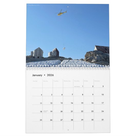 JIRP 2026 Helicopter Calendar Kalender (Jan 2026)