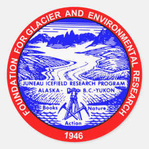 JIRP Farblogo-Aufkleber -- 3" rund Runder Aufkleber