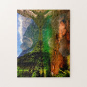 Jisaw Denali Nationalpark Alaska. Puzzle (Vertikal)