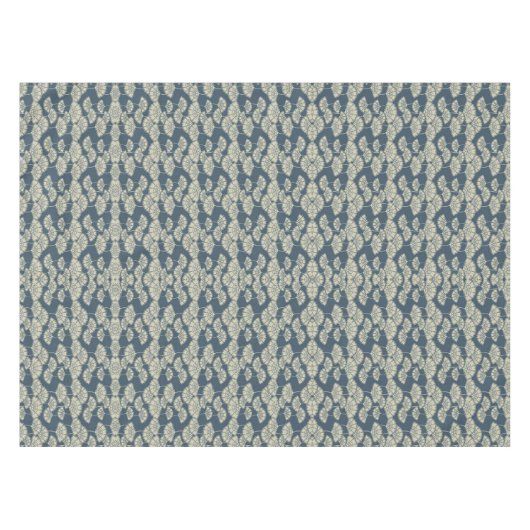 Jitaku blaues Lotus Tischdecke (Vorderseite (Horizontal))