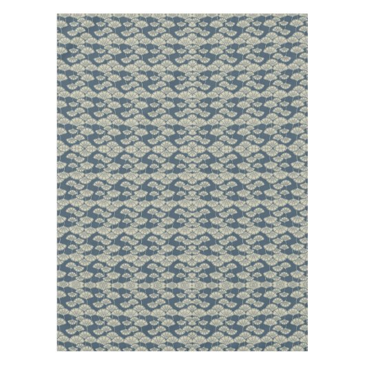 Jitaku blaues Lotus Tischdecke (Vorderseite)