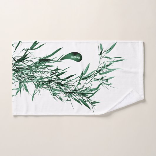 Jitaku grünes Bambusbad-Tuch-Set Badhandtuch Set (Handtuch)