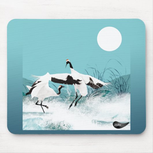 Jitaku Kran-Tanz Mousepad (Vorne)