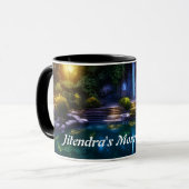 Jitendras Morgentee Tasse (Vorderseite Links)