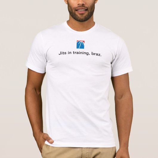 Jits im Training, braz. T-Shirt (Vorderseite)