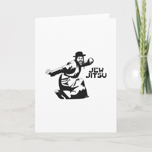 Jitsu-Karte| Jüdische Bar Mitzvah Geschenke Karte (Vorderseite)