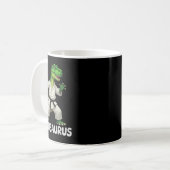 Jitsusaurus Dinosaur Karate Kampfsport Spaß Enthus Kaffeetasse (Vorderseite Links)