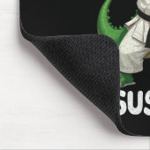 Jitsusaurus Dinosaur Karate Martial Arts Spaß Enth Mousepad (Ecke)
