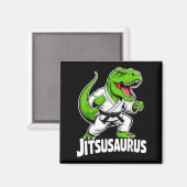 Jitsusaurus Lustiger Dinosaurier Grüner T-Rex Bras Magnet (Vorderseite/Rückseite)