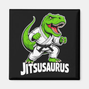 Jitsusaurus Lustiger Dinosaurier Grüner T-Rex Bras Magnet
