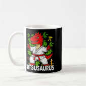 Jitsusaurus Lustiges Jiu Jitsu Trex MMA Brasiliani Kaffeetasse (Links)