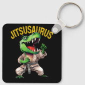 Jitsusaurus Martial Art Brazilian Jiu Jitsu Trex B Schlüsselanhänger (Rückseite)