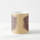 Jitter Juice Junkie - Kaffeekunst auf Latte Brown. Kaffeetasse (Mittel)