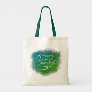 Jitter Juice Junkie - transparente Kaffeekunst. Tragetasche