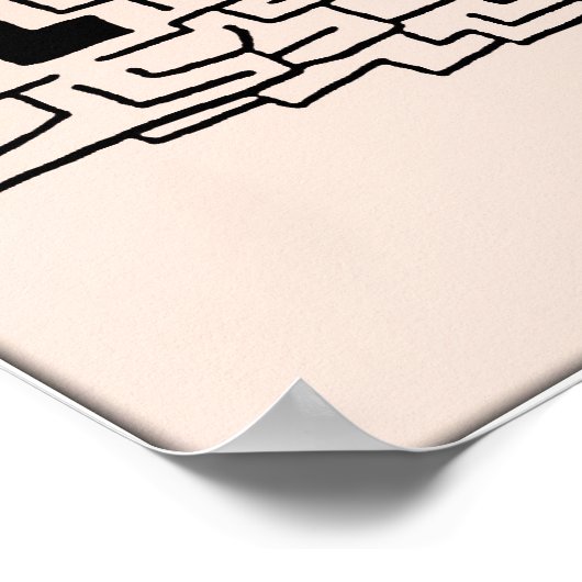 Jitter Maze Poster (Ecke)