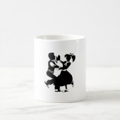 Jitterbug Silhouette Kaffeetasse (Mittel)