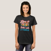 Jitterbug-Tänzer mit Jitterbug T-Shirt (Vorne ganz)