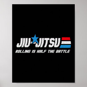 Jiu-jisu Bjj Mixed Martial Arts Karate Martial Art Poster
