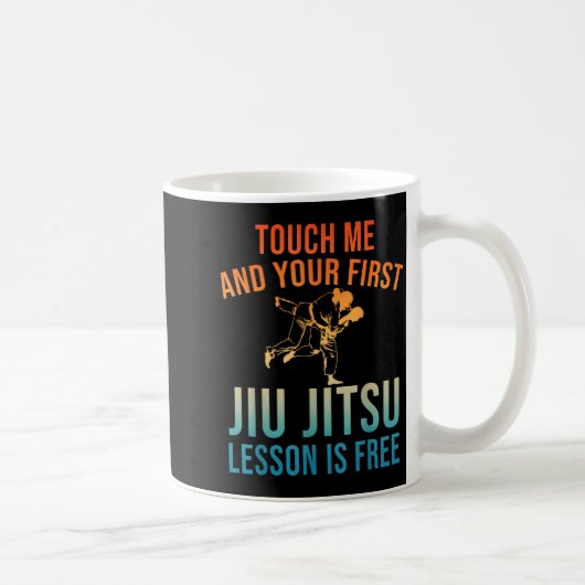 Jiu Jitsu Art For Men Women Brazilian Jujitsu Bjj  Kaffeetasse (Rechts)