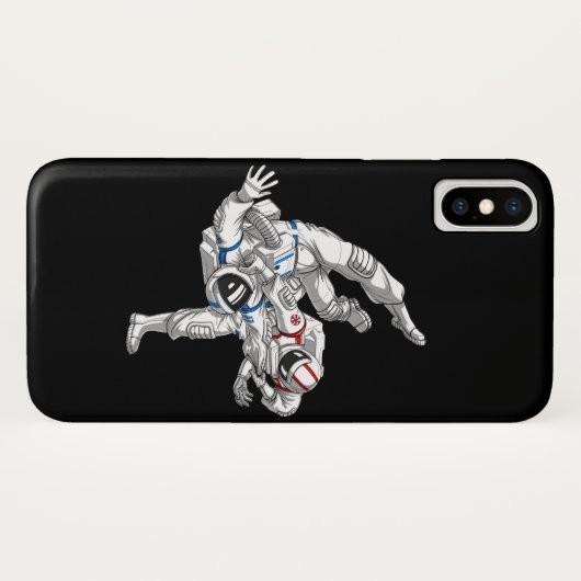Jiu-Jitsu-Astronauten Case-Mate iPhone Hülle (Rückseite (Horizontal))