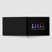 jiu jitsu Ausbildung Schach, Geschenk bjj mit Text Gästebuch (Voll)