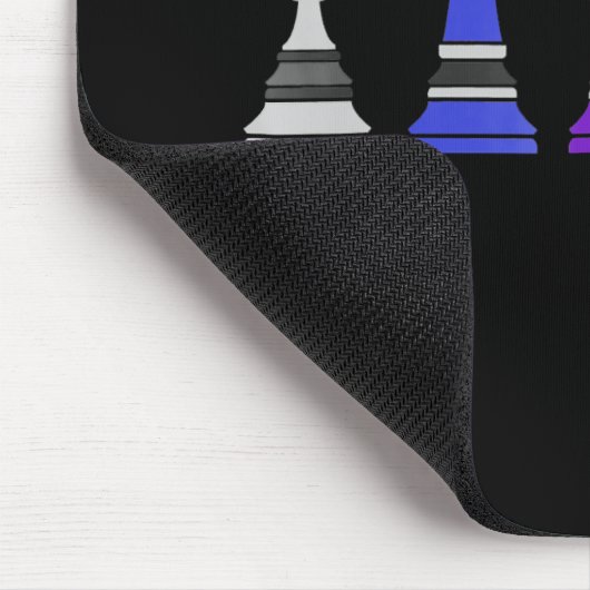 jiu jitsu Ausbildung Schach, Geschenk bjj mit Text Mousepad (Ecke)