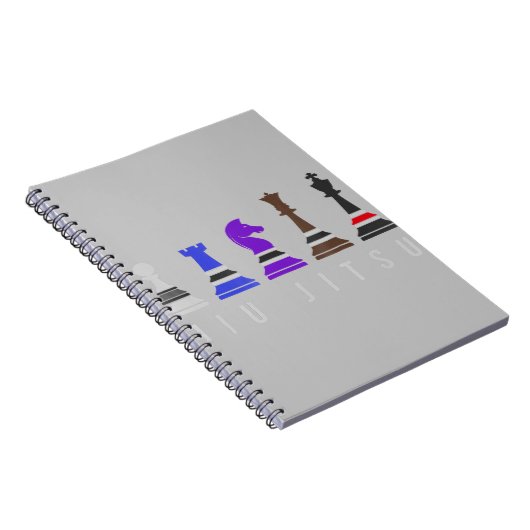 jiu jitsu Ausbildung Schach, Geschenk bjj mit Text Notizblock (Rechte Seite)