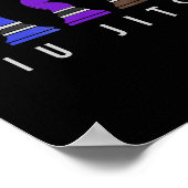 jiu jitsu Ausbildung Schach, Geschenk bjj mit Text Poster (Ecke)