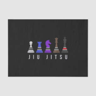 jiu jitsu Ausbildung Schach, Geschenk bjj mit Text Seidenpapier